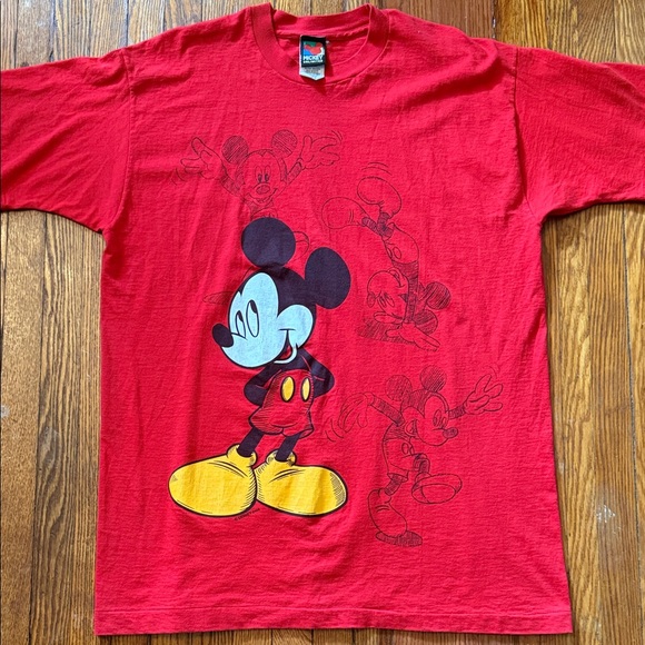 90’s Mickey Disney Single Stitch Vintage T-Shirt - Picture 1 of 9